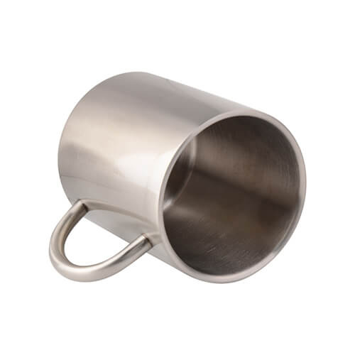 Kubek 450 ml ze stali nierdzewnej do sublimacji - srebrny