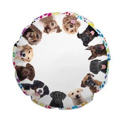 Poszewka z poliestru TENT Ø 60 cm do sublimacji - Psy