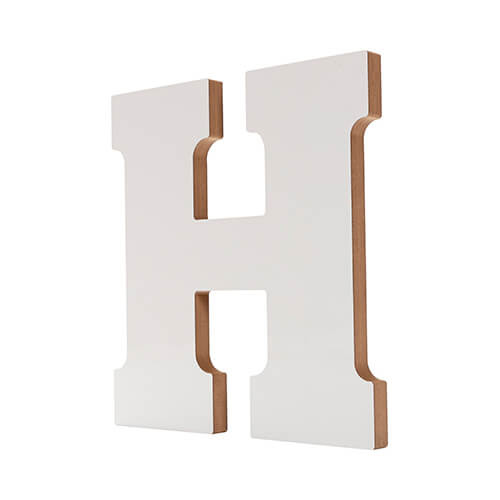 Litera dekoracyjna 25 cm z MDF-u do sublimacji - H