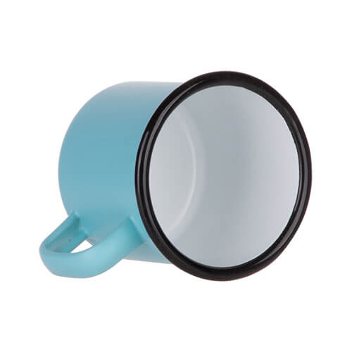 Kubek emaliowany 360 ml do sublimacji - zielony matowy