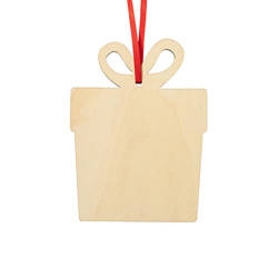 Drewniana zawieszka na choinkę do sublimacji - prezent