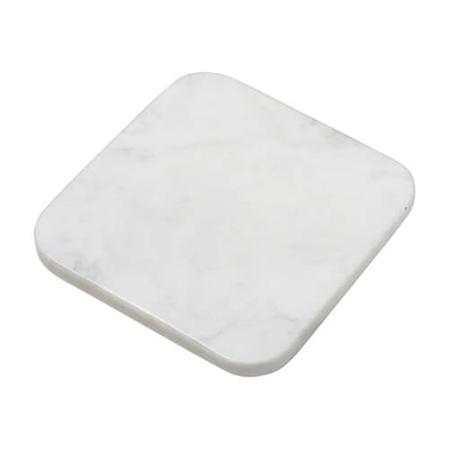 Podkładka pod kubek marmurowo-korkowa 10 x 10 cm do sublimacji - kwadrat