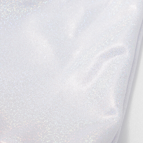 Brokatowa czapka św. Mikołaja do sublimacji - biała