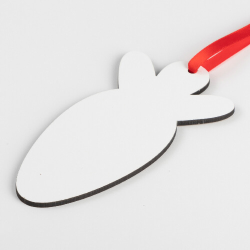 Zawieszka z płyty pilśniowej 3 mm do sublimacji - marchewka