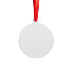 Zawieszka metalowa do sublimacji - bombka