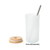 Kubek szklany 720 ml Mason Jar z bambusowa zakrętką do sublimacji