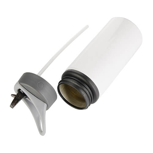 Bidon aluminiowy 650 ml z rączką do sublimacji - biały