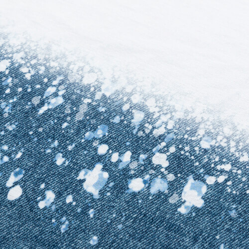 Koszulka Cotton-Like Bleached Starry Faux Denim do sublimacji