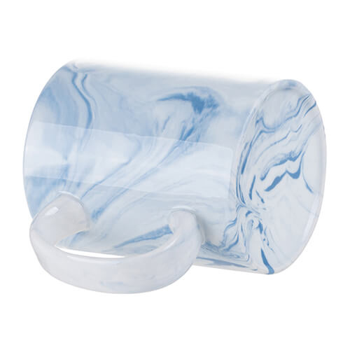 Kubek 330 ml do sublimacji - niebieski marmur