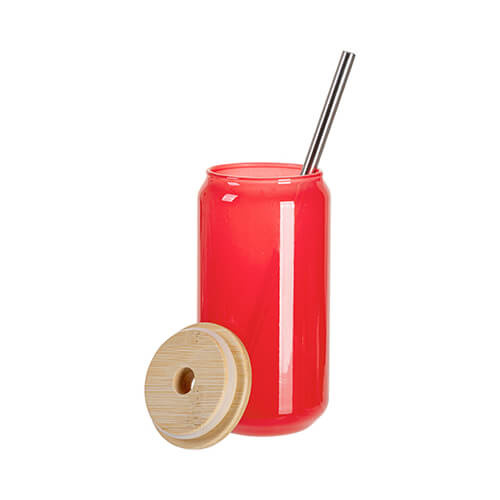 Szklanka 550 ml zmieniająca kolor pod wpływem zimna do sublimacji - czerwona