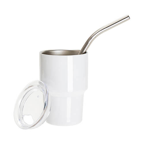 Kieliszek do shotów ze stali nierdzewnej do sublimacji - biały