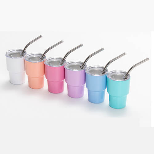 6 kieliszków do shotów do sublimacji - mix kolorów