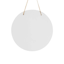 Zawieszka na drzwi z MDF-u do sublimacji - koło Ø 30 cm