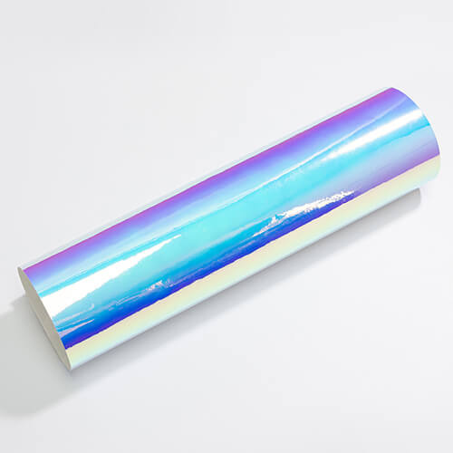 Arkusz folii samoprzylepnej - błękitna tęcza