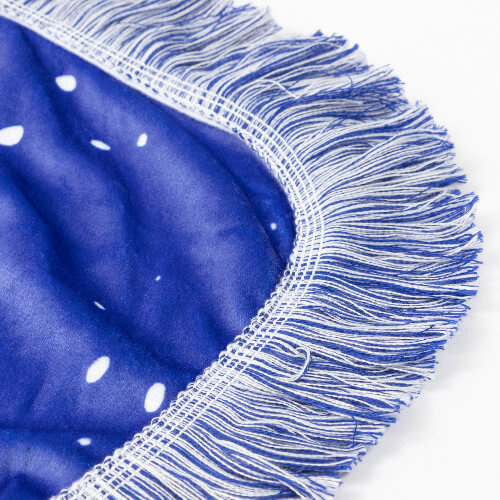 Pluszowy koc Bleached Starry Blue Heart do sublimacji