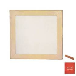 Drewniana ramka 19,5 x 19,5 cm z filcem do nadruku Sublimacja Termotransfer