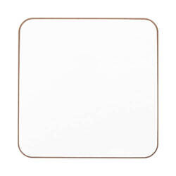 Podkładka pod kubek z płyty pilśniowej do sublimacji - 9,5 x 9,5 cm