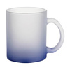 Kubek szklany szroniony 330 ml do sublimacji - granatowy gradient