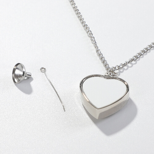 Naszyjnik w kształcie serca do sublimacji