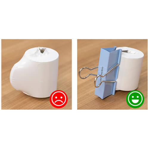 Klips - zacisk do folii termokurczliwej