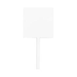 Znak informacyjny z płyty pilśniowej do sublimacji - kwadrat