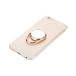 Obrotowy uchwyt na palec do smartphona - czerwone złoto