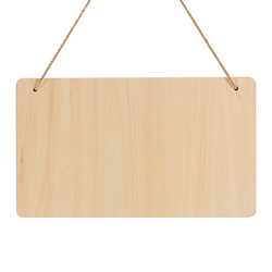 Prostokątna zawieszka na drzwi ze sklejki do sublimacji