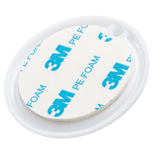 Duży wieszak plastikowy do sublimacji - białe koło