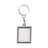 Brelok do kluczy - dwustronna ramka - prostokąt do sublimacji