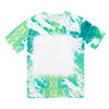 Koszulka Cotton-Like Bleached Leopard Summer Green do sublimacji