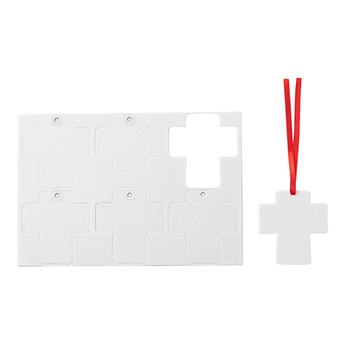 Samochodowa zawieszka zapachowa do sublimacji - krzyż