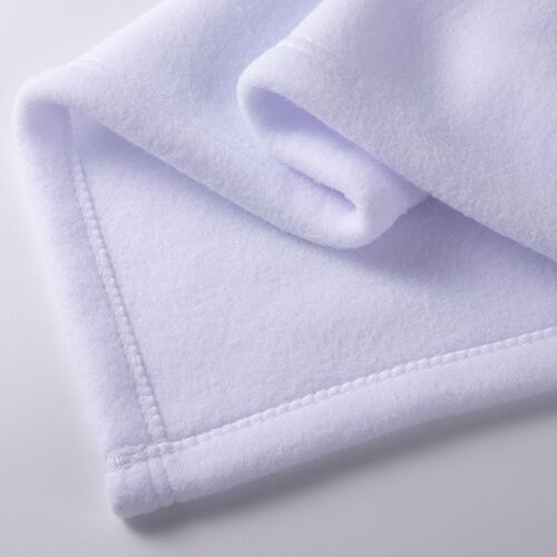 Kocyk z polaru 203 x 152 cm do sublimacji - biały