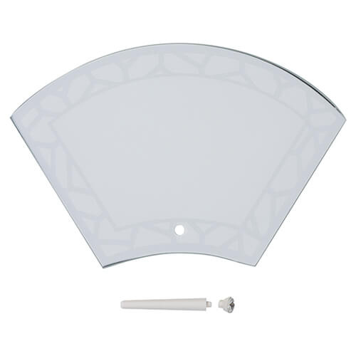 Ramka szklana 27 x 18 cm do sublimacji - wachlarz