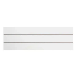 Prostokątna ramka na zdjęcie z MDF-u, w paski, 45 x 15 cm
