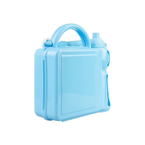 Dziecięce pudełko śniadaniowe do sublimacji - błękitne