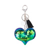 Brelok do kluczy do sublimacji - zielone serce