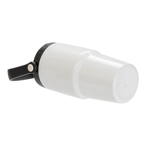 Kubek podróżny ze stali nierdzewnej 600 ml z pokrywką z ustnikiem do sublimacji - biały