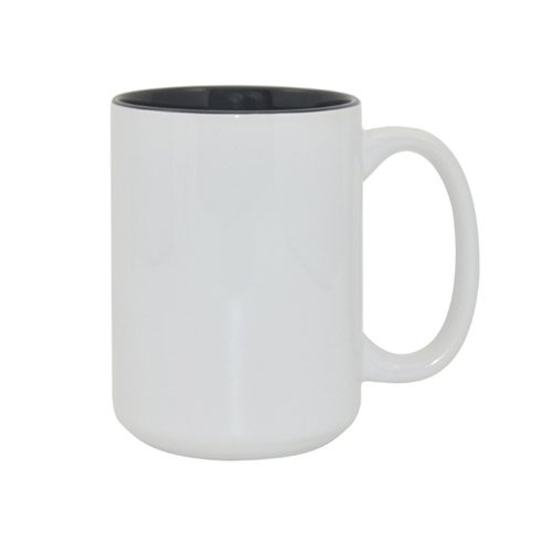 Kubek MAX 450ml z Czarnym wnętrzem Sublimacja Termotransfer