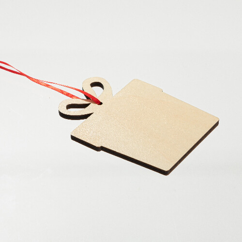 Drewniana zawieszka na choinkę do sublimacji - prezent