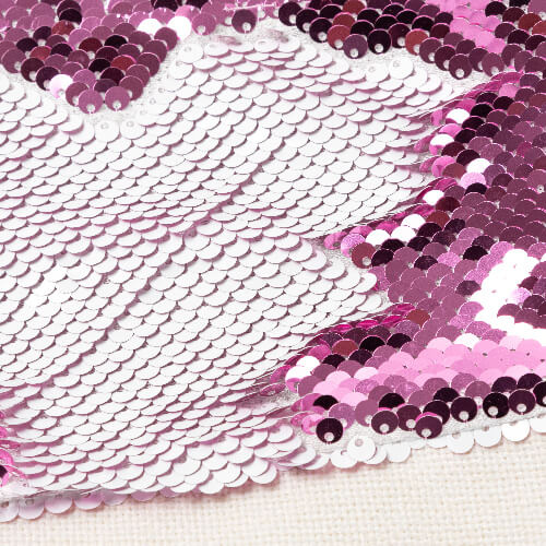 Świąteczna skarpeta z różowymi cekinami do sublimacji