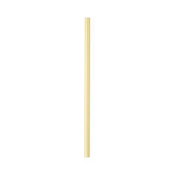 Prosta szklana słomka 20 cm - żółta