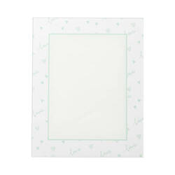 Szklana ramka do sublimacji - 20 x 25 cm - Blue Love