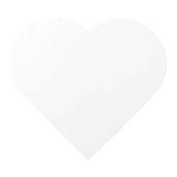 Ramka na zdjęcie - serce z MDF-u do sublimacji - 25,4 x 25,4 cm