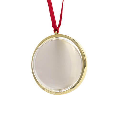 Obrotowa ozdoba na choinkę do sublimacji - złota