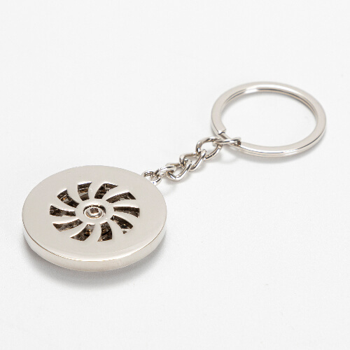 Obrotowy brelok do kluczy do sublimacji - kwiatek