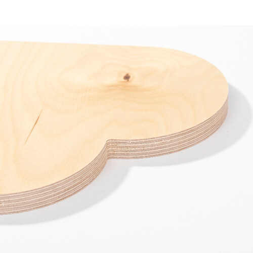 Ramka na zdjęcie - serce ze sklejki do sublimacji - 20,3 x 20,3 cm