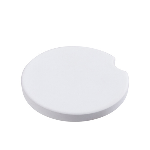 Zestaw 4 okrągłych ceramicznych samochodowych podkładek pod kubek do nadruku
