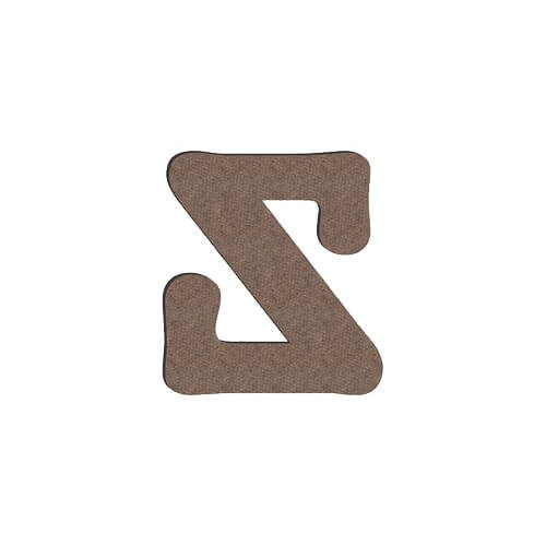 Litera dekoracyjna z MDF-u do sublimacji 10 cm Z