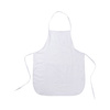 Biały fartuch z kieszenią dla dorosłych do sublimacji