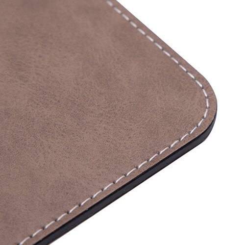 Skórzana podkładka 23 x 19 cm do sublimacji - szara